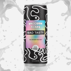 <b>MAD TASTY</b> • Unicorn Tears THC Seltzer