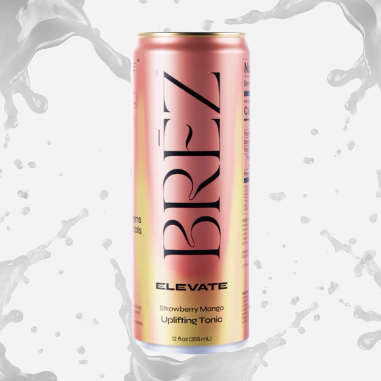 <b>BREZ</b> • Elevate Strawberry Mango Uplifting Tonic