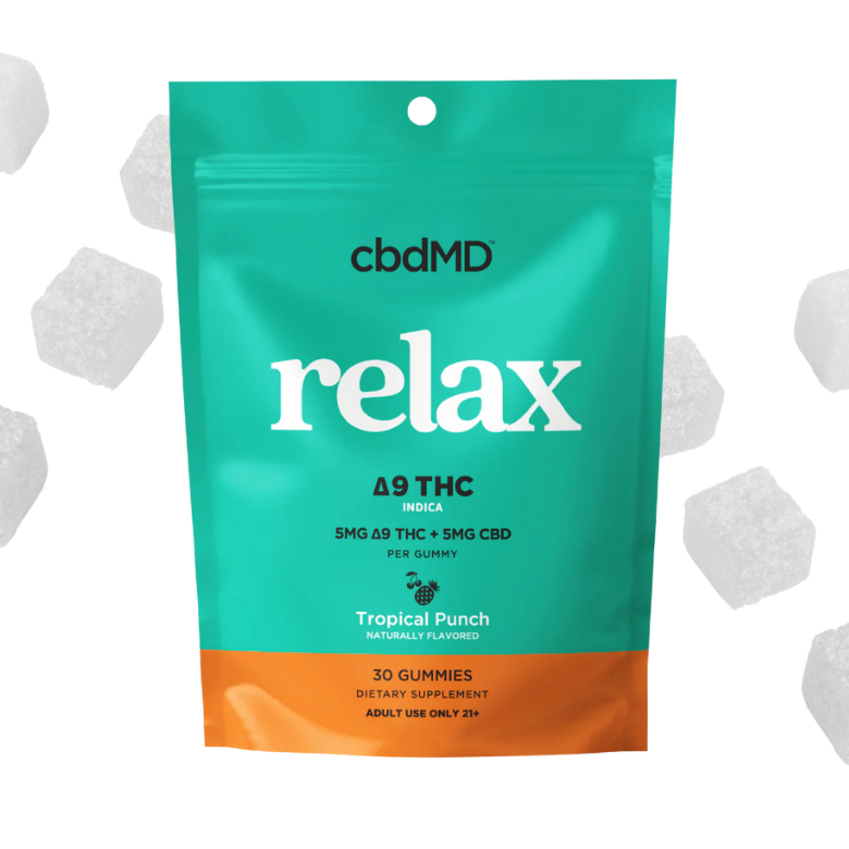 <b>cbdMD</b> • Delta 9 THC Relax Gummies