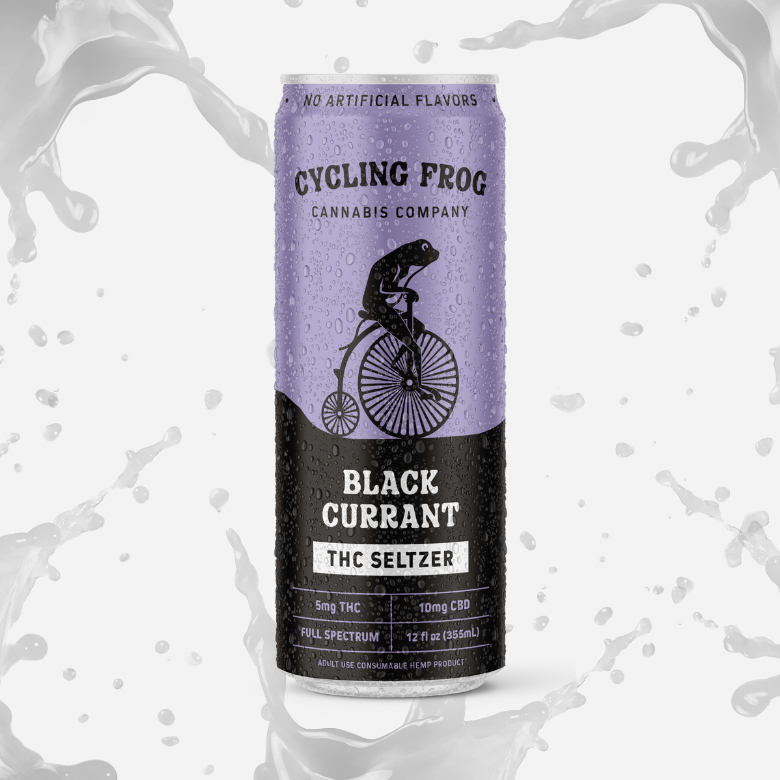 <b>Cycling Frog</b> • Black Currant THC Seltzer