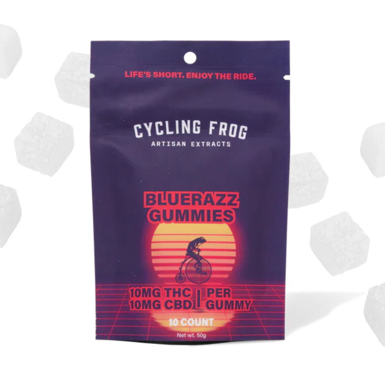 <b>Cycling Frog</b> • Bluerazz THC Gummies