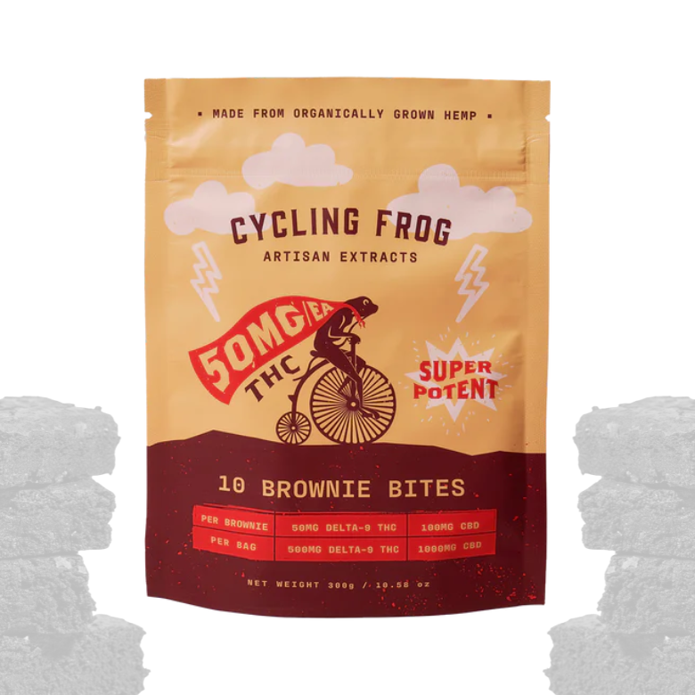 <b>Cycling Frog</b> • Chocolate THC Brownie Bites