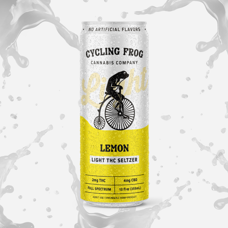 <b>Cycling Frog</b> • Light Lemon THC Seltzer