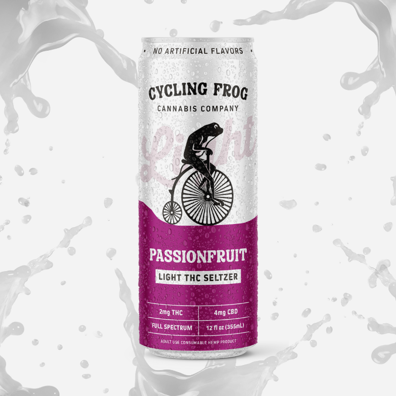 <b>Cycling Frog</b> • Light Passionfruit THC Seltzer