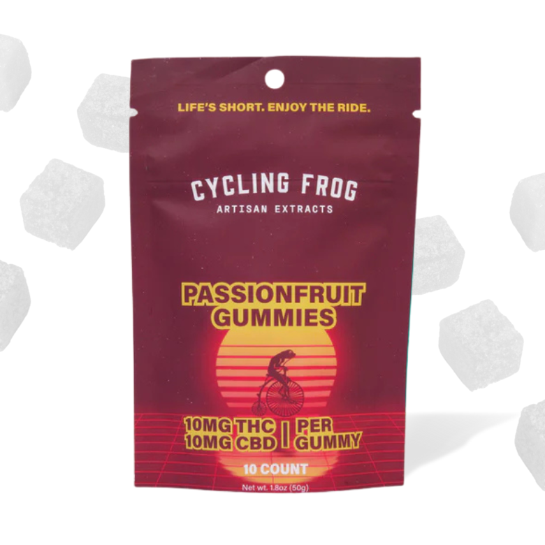 <b>Cycling Frog</b> • Passionfruit THC Gummies