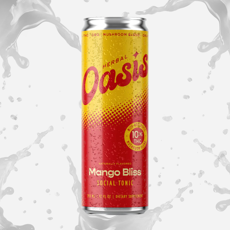 <b>cbdMD</b> • Herbal Oasis Mango Bliss Social Tonic