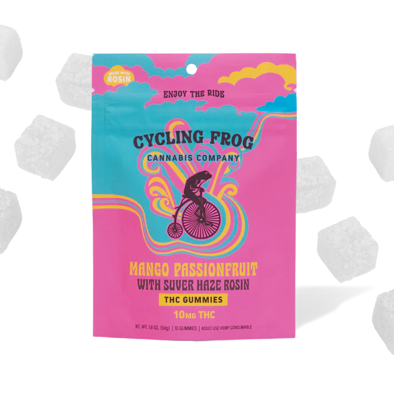 <b>Cycling Frog</b> • Mango Passionfruit THC Rosin Gummies