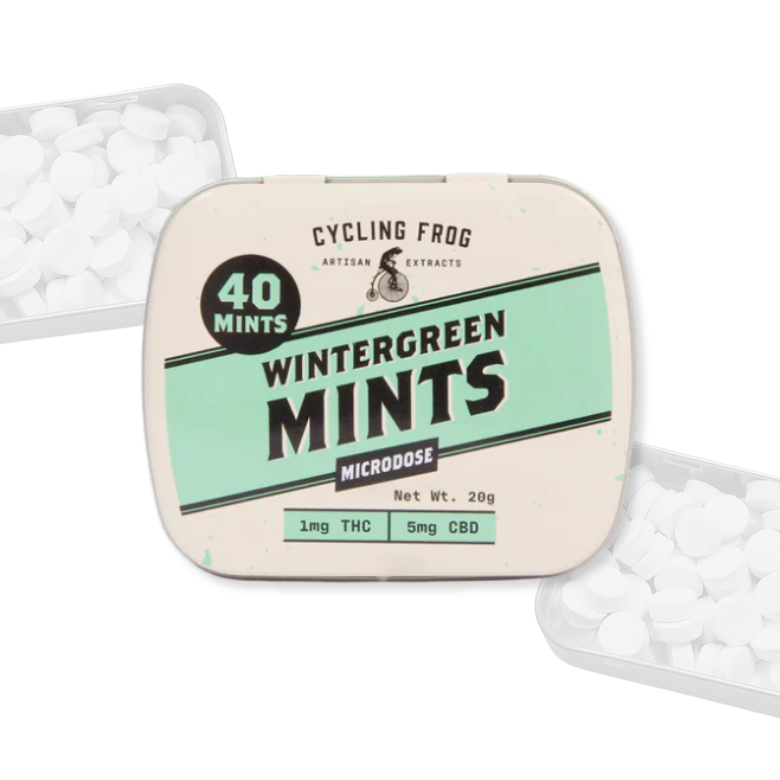 <b>Cycling Frog</b> • Wintergreen THC Mints