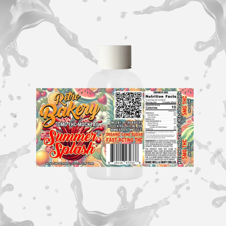<b>Retro Bakery</b> • Summer Splash THC Mocktail Shot (Hybrid)
