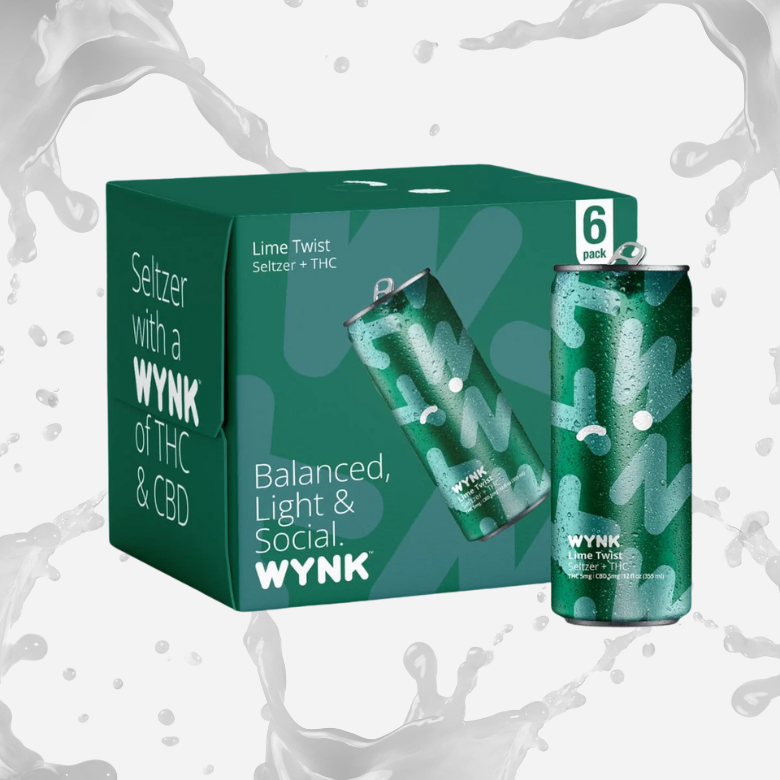 <b>Wynk</b> • Lime Twist Seltzer + THC